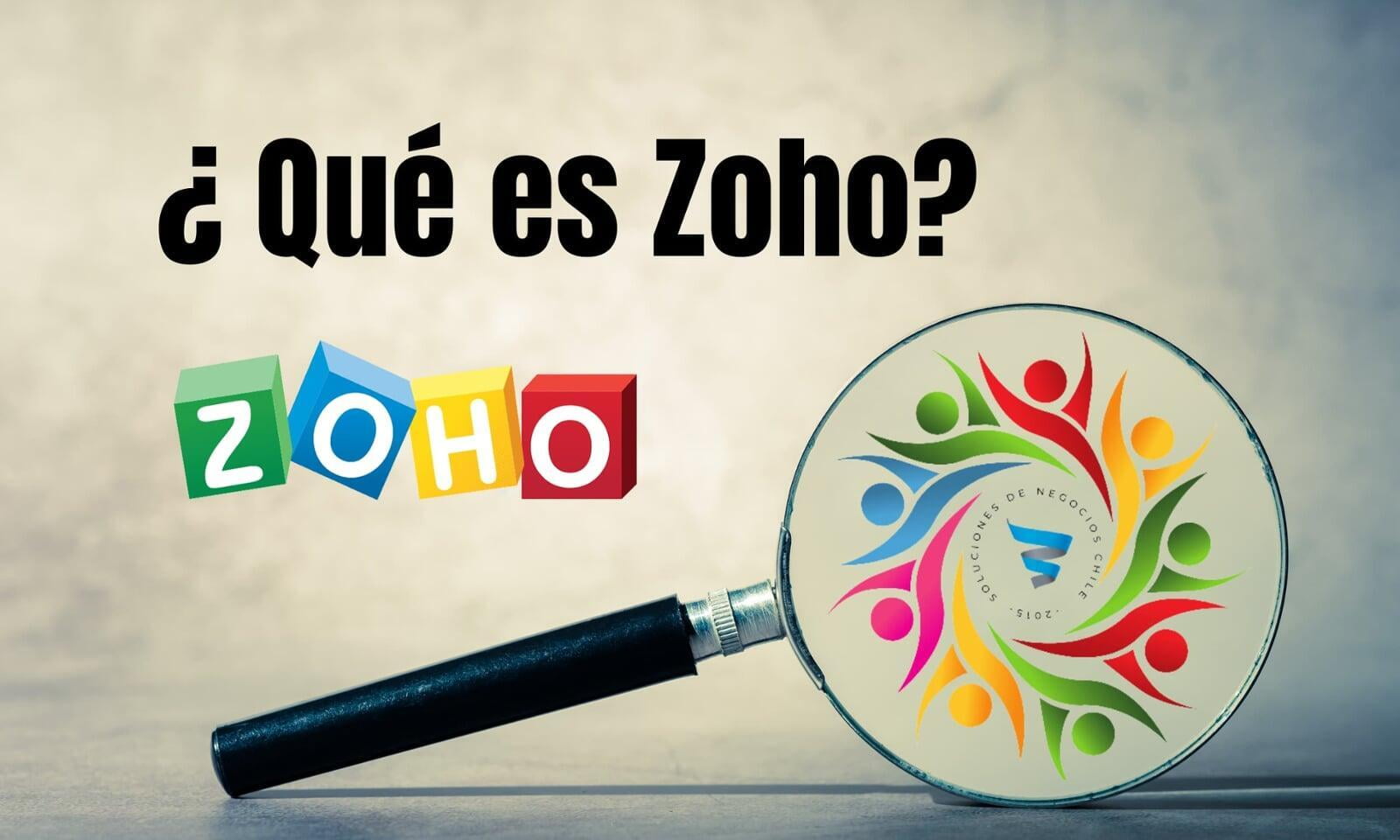 ¿Qué es Zoho?